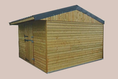 12' X 12' (3.6m x 3.6m) Shiplap Apex Stable